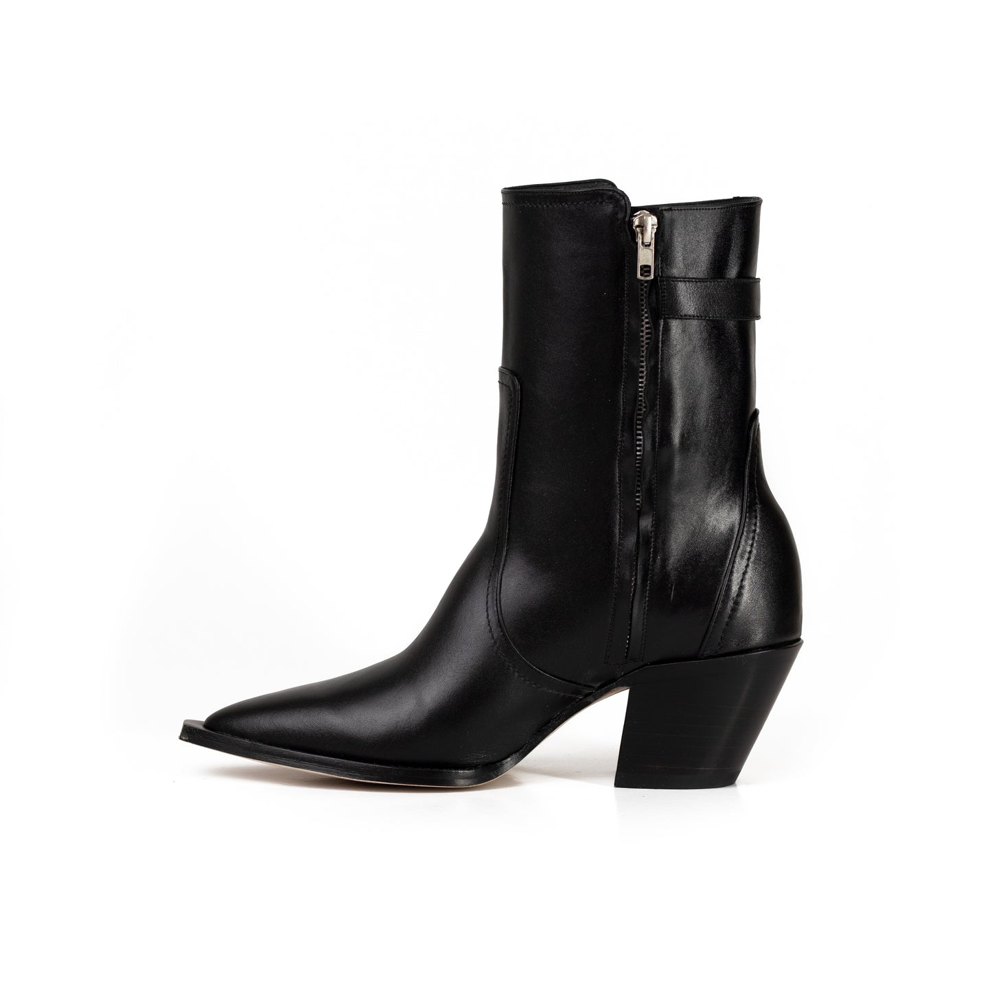 Botin arriba de tobillo napa / negro