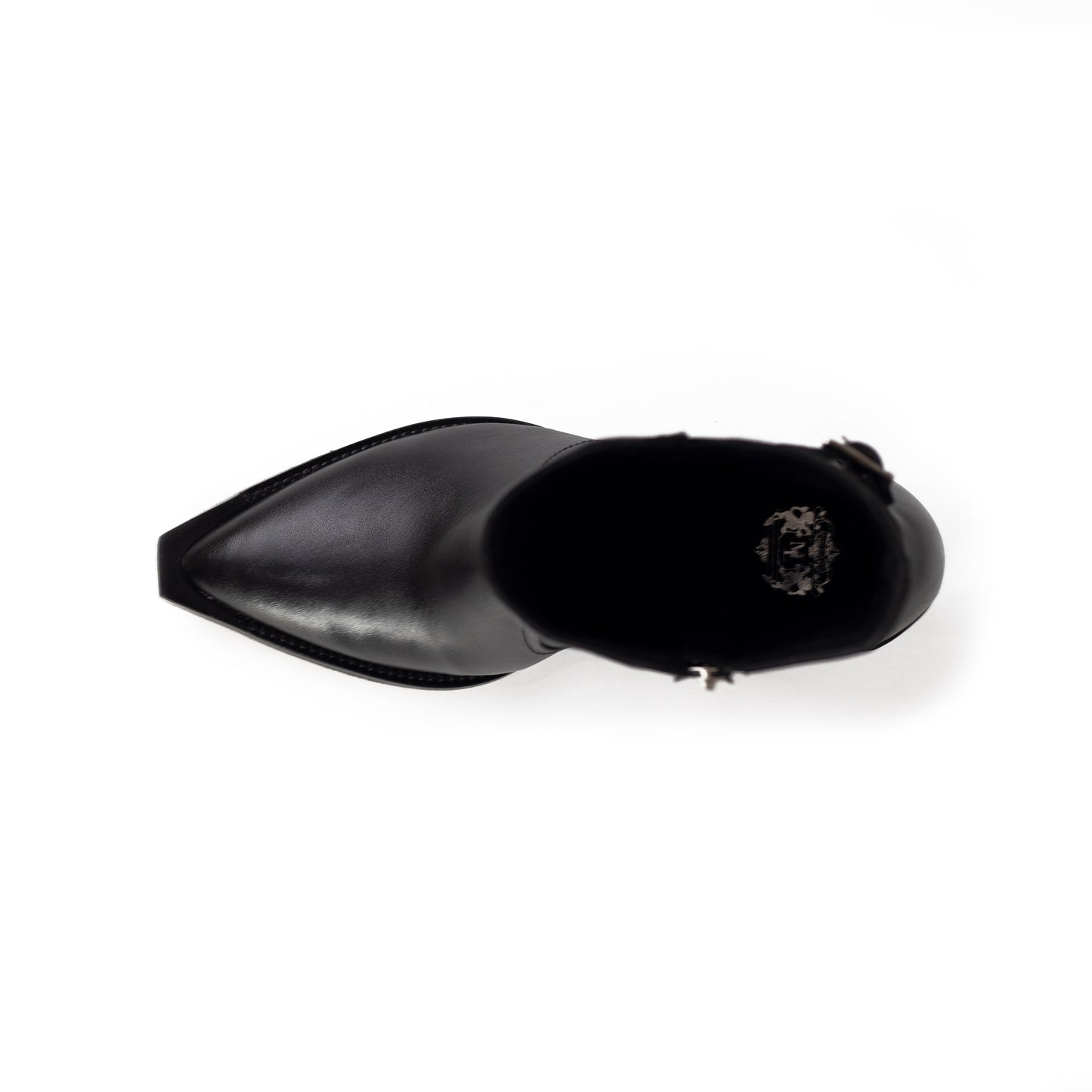 Botin arriba de tobillo napa / negro