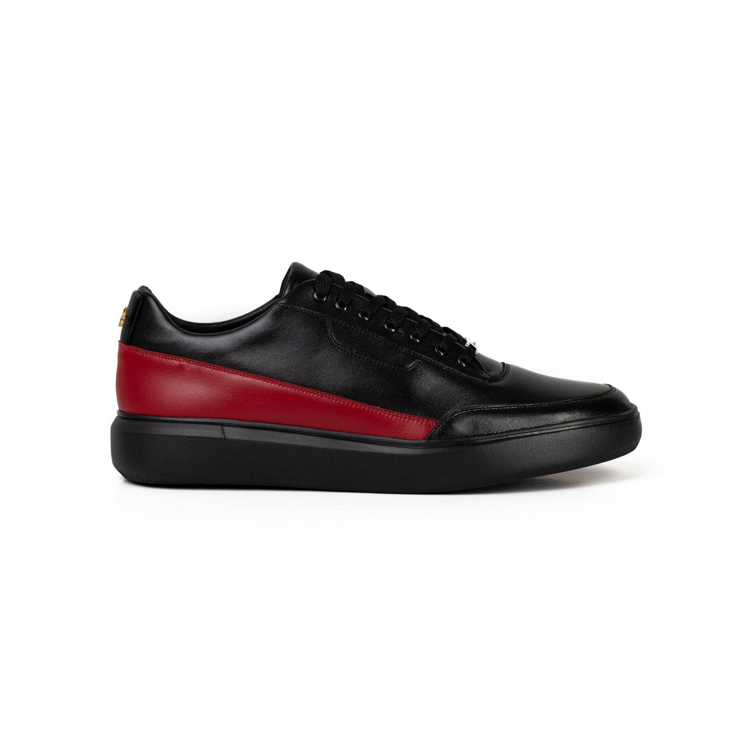 Tenis casual de hombre mestizo Negro /Rojo