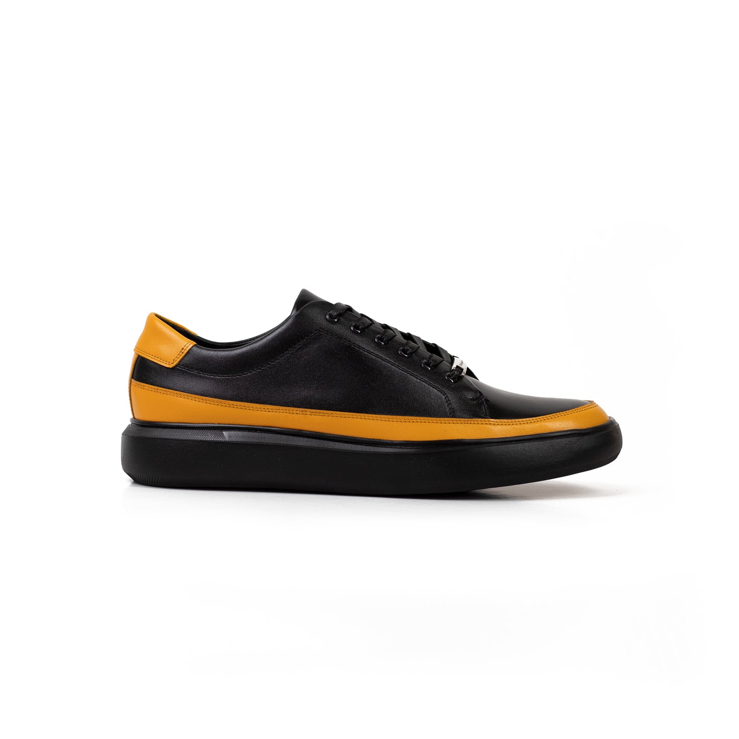 Tenis casual de hombre mestizo Negro/Amarillo