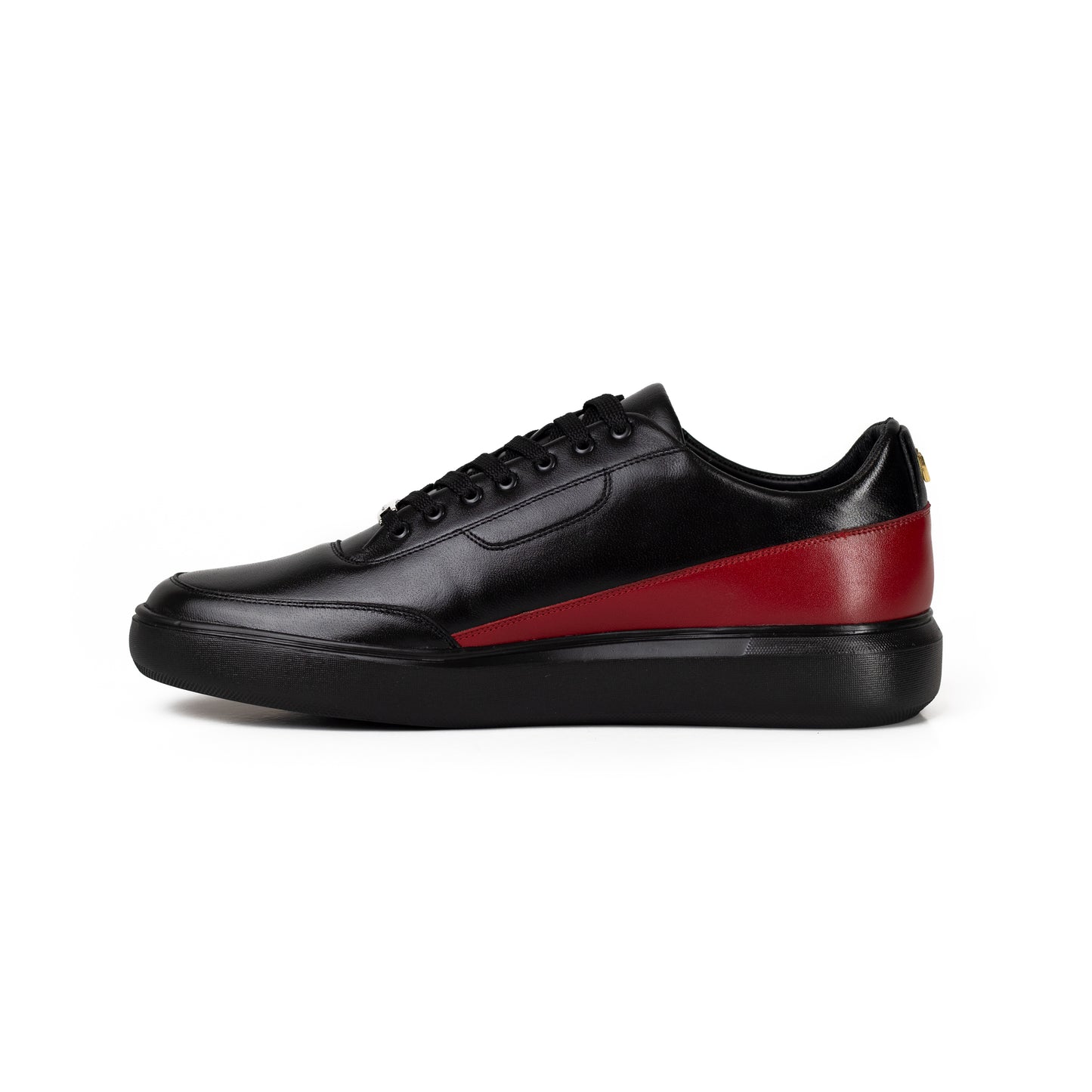 Tenis casual de hombre mestizo Negro /Rojo